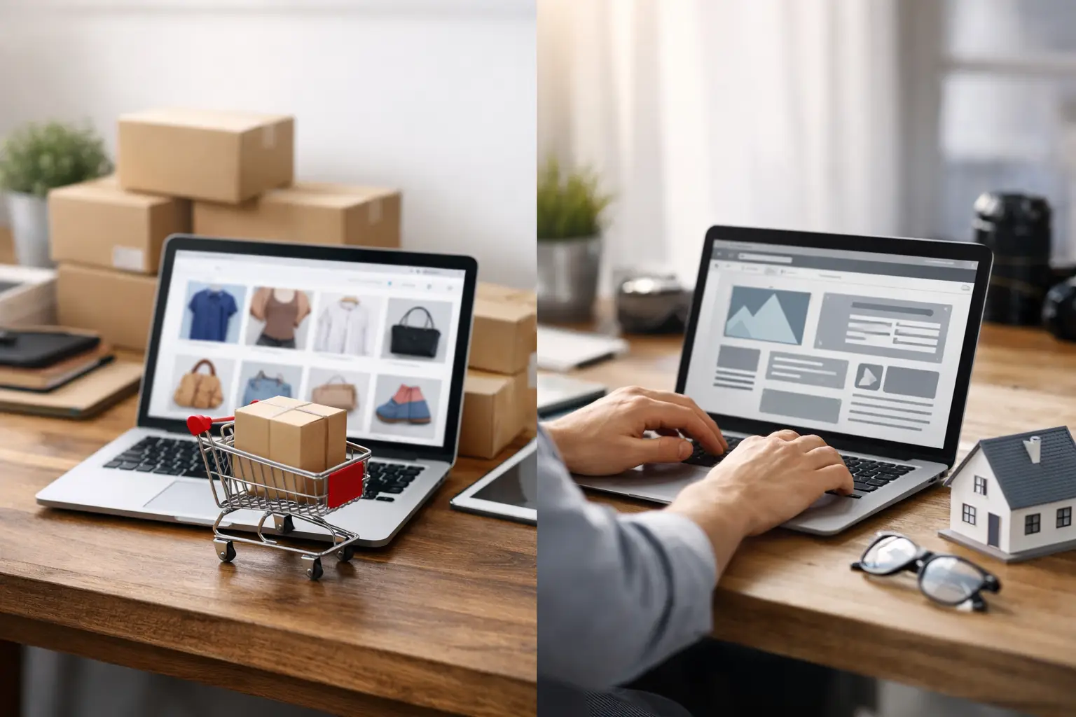 EasyStore 和自建网站有什么区别？中小企业该怎么选